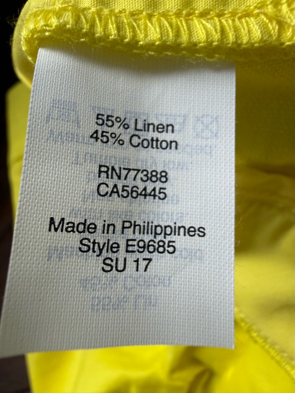 J. Crew Bright Yellow Scallop-Hem High Waist Shorts - Picture 9 of 9
